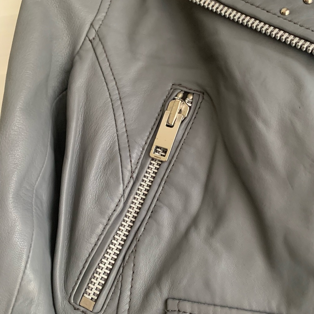 Walter Baker Studded Leather Jacket - Picture 5 of 8